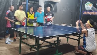 LONG PIPS Dawei 388Dmin1 on Kosakakedot Blade  Spin block practice from table tennis beginners [upl. by Rihsab]