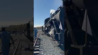 Engineer oils the parts of a locomotive of No 16 at EBT steamengine locomotive railroad [upl. by Shirlie]