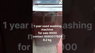 Godrej washing machine 1 year minimal used for sale contact for more details [upl. by Herc626]