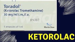 Ketorolac  NSAIDs  Pharmacology  UrduHindi [upl. by Nniw475]