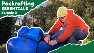 Ep 2 Packrafting for beginners How to attach your bag to your packraft [upl. by Giesser]