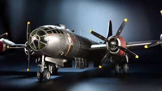 B29 Superfortress  Academy 172  Aircraft Model [upl. by Trudy]