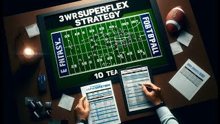 3WR Superflex 10 Team Draft Strategy  QB WR or RB First [upl. by Nitsew]