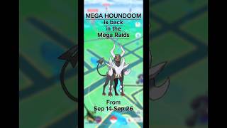 Top Counters for MEGA HOUNDOOM  Pokémon Go  pokemon raid pokemongo mega houndoom [upl. by Htezil]