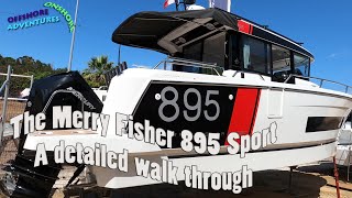 Jeanneau Merry Fisher NC 895 Sport  A detailed walkthrough [upl. by Ecarg961]