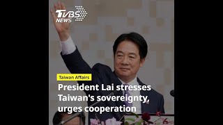 President Lai Chingte emphasizes Taiwans sovereignty global collaboration in National Day speech [upl. by Phonsa]