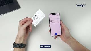 Turn paper business card into digital contact with Swopi AI [upl. by Saber]