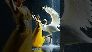 The girl transformed into a swan on AGT americagottalent agt talent [upl. by Hamford]