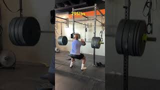 New Personal Record with CrossFit FrontSquat crossfit personalrecord growth fitness georgia [upl. by Tecla]