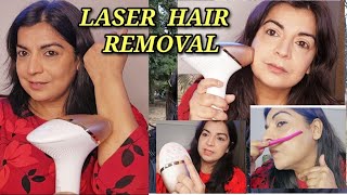 LASER HAIR REMOVAL II PHILIPS LUMEA IPL HAIR REMOVAL REVIEW II SHAVING MY FACE [upl. by Schulman]