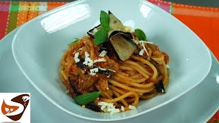 Pasta alla norma con melanzane facile e buonissima Primi piatti [upl. by Eltsyrc617]