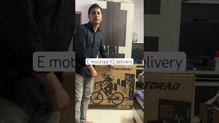 Electric bike aagai ghar x3 e motorad flipkart ebikes emotorad x3 subscribe cycleride ytshots [upl. by Zebada]