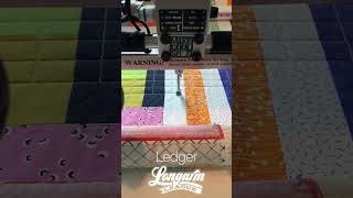 Ledger  Modern EdgetoEdge Quilting Pantograph from Longarm League [upl. by Nnyledam863]