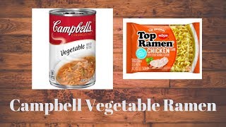 Campbells Vegetable Ramen [upl. by Bach]