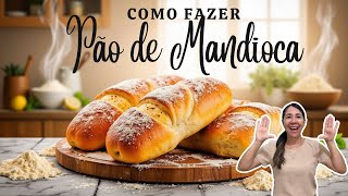 🔴COMO FAZER PÃO DE MANDIOCA [upl. by Hellah501]