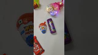 Skittles Gems with Kinder Joy Popsicles shorts youtubeshorts shortsvideoviral [upl. by Bailar439]