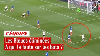 Les Bleues éliminées de lEuro  qui est responsable sur les buts de lAllemagne [upl. by Rimas]