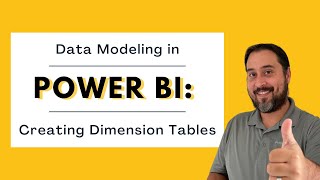 Data Modeling Star Schema 🌟 in Power BI – Creating Dimension Tables [upl. by Hafirahs748]