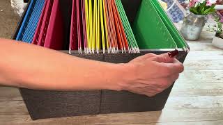 ✨ASMR TINGLY PAPER FILING• PLASTIC SLEEVE PAPER ORGANIZING• FOR SLEEPRELAX• NO TALKING ❤️ [upl. by Araht942]