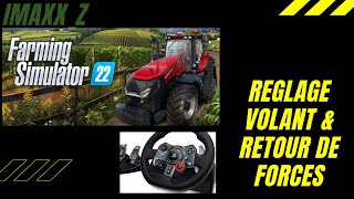 Farming simulator 2019 News  Comment régler son volant G29 Logitech [upl. by Heilner]