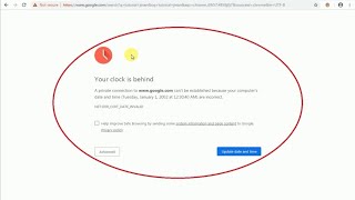 Trik mengatasi masalah your clock is behind pada semua browserTutorial Jinan [upl. by Nodnas]