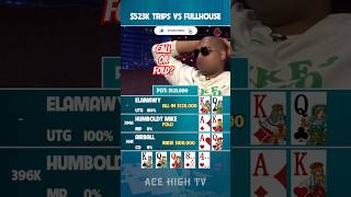 Nick Airball Flop Trips VS Amateur Player 💥 poker highstakespoker [upl. by Jt179]