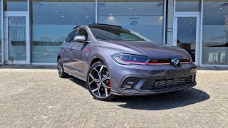 Volkswagen Polo GTI 207HP Walk Around in 4K In Smokey Grey w Design pack amp 18quot Faro wheels [upl. by Girvin]