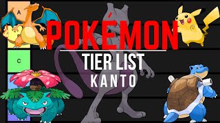 Kanto Pokémon Tier List [upl. by Munroe]