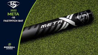 2022 Louisville Slugger Meta Fastpitch Bat Overview by Baseball Savings [upl. by Ettelocin]