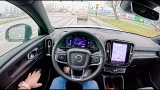 2024 Volvo C40 Recharge 252 HP  POV Test Drive [upl. by Anrahs]