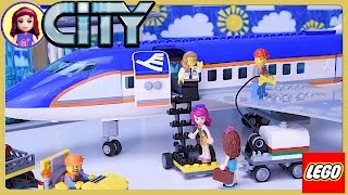 LEGO City Airport Passenger Terminal Plane Build Review Silly Play  Kids Toys [upl. by Elson]