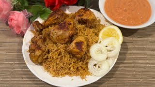 Delicious Chicken Kabsa with less ingredients Super Easy Recipe [upl. by Aisayt]