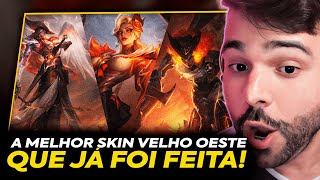 TEM ATÉ EASTER EGG do YONE as NOVAS SKINS HIGH NOON VELHO OESTE CHEGARAM MINERVA REAGE e COMENTA [upl. by Amikay]