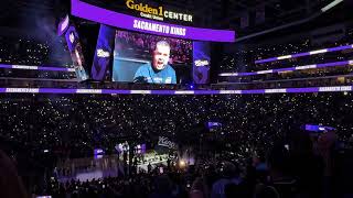 Sacramento Kings 202324 Opening Night intros [upl. by Yelbmik785]