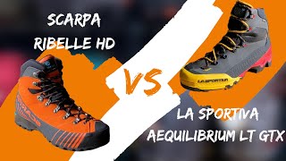 Scarponcini La Sportiva aequilibrium lt gtx VS Scarpa ribelle hd  quali scegliere [upl. by Olinde202]