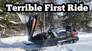 First Ride On The Skidoo Skandic  We Have Some Issues [upl. by Zennie316]