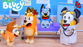 BLUEY Be Careful ❌ BLUEYs Misadventures 🏥🏥 Safety for kids  Pretend Play with Bluey Toys [upl. by Nnyladnarb966]