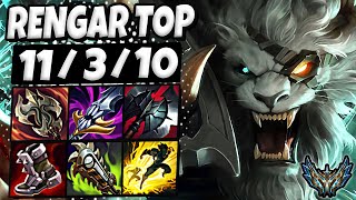 Rengar vs Aatrox  TOP  Patch 1410 Korea Challenger ✅ [upl. by Eedebez]