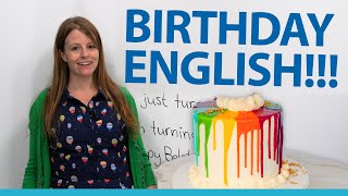 Learn English vocabulary expressions and culture for birthdays [upl. by Dot973]