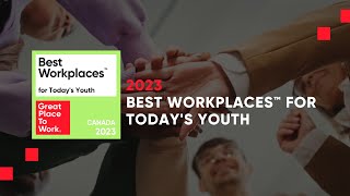 Best Workplaces for Todays Youth 2023 [upl. by Johns]