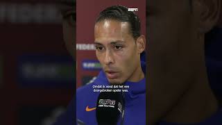 🤨🟥 Virgil VAN DIJK snapt RODE KAART niet quotAls de aanvoerder ook niks meer mag zeggenquot [upl. by Haididej]