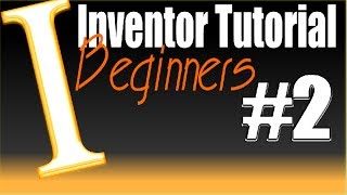 2Inventor Beginner Tutorial Interface Start Part Units [upl. by Yerfej]