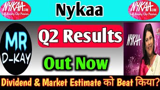 Nykaa Q2 Results 2025 🔥 Nykaa Share Latest News  Nykaa Share Latest News Today [upl. by Anonyw]