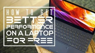 5 Simple Steps To Improve Your Laptops Performance For Free  Get Better Performance And Thermals [upl. by Tiossem]