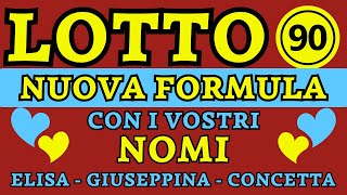 Pronostico Lotto 🍀  LOTTO CON I NOMI 46981 Ambo amp Terno  Numeri Fortunati 🎉 [upl. by Eiramanna]