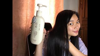 Sakura Japanese Shampoo FULL REVIEW  lower the speed while watching 🙏🏻 [upl. by Romona]