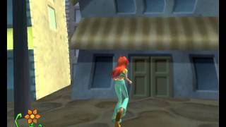 Winx Club PS2  OOB in the first level [upl. by Annaitsirk]