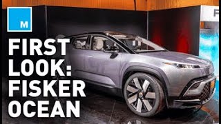 First Look Inside FISKER OCEAN EV — Tesla’s New Competitor  CES 2020 [upl. by Anwahsed]