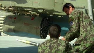 Afghan Air Force Arms MI17 Helicopters with 57mm Rockets [upl. by Curkell]