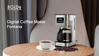 Digital Coffee Maker Fontana Coffee Machine [upl. by Olnek]